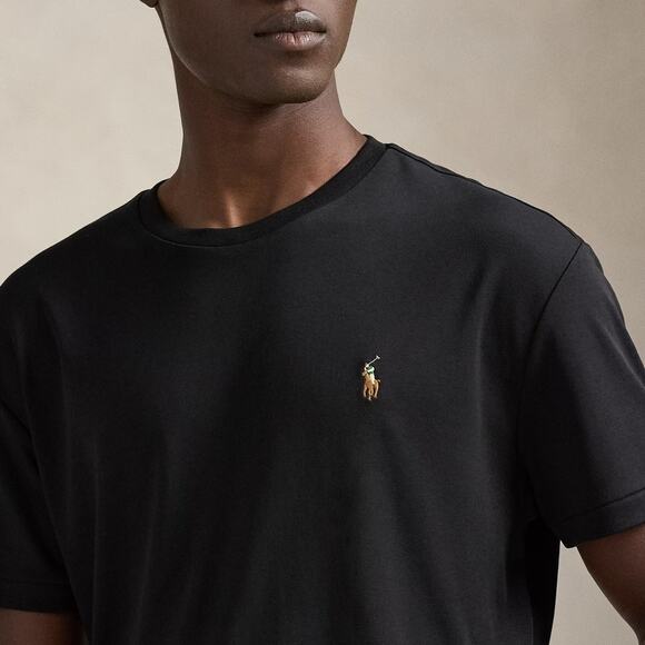 Polo Ralph Lauren Classic Fit Cotton Short Sleeve Crewneck T-Shirt Black Sz XXL - Picture 4 of 12